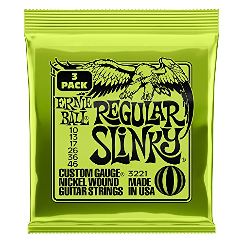 Ernie Ball - Lot de 3 cordes pour guitar...