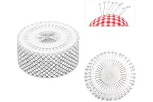 HSENTIMENH Alfileres Cabeza de Perla Alfileres Costura Largos Alfileres de Ramillete Alfileres de Alfileres de Confección para Bodas, Corpiños, Floristerías, Herramientas de Costura para Mujeres,480pcs