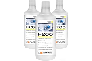 FAREN - Disincrostante Anticalcare F200, Elimina Incrostazioni di Calcare dalle cassette di scarico, Sicuro su Plastiche e Gomme, Efficiente ed Economico, 1L (3)