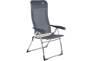 Crespo - Silla de Camping 7 Posiciones AL/215-M - Gris Oscuro