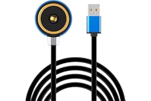 EMILYDEALS Charger for Olight Arkfeld Ultra, Baldr Pro R, Warrior X, Seeker 2, Obulb, Perun Mini, Valkyrie PL-Pro, Baton3 S2R II - Replacement USB Charging Cable for Flashlights (3.3ft/1m)