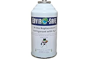 ENVIRO-SAFE R134a Kältemittel Ersatz Klima Gas für Klimaanlage Kühlmittel Klimamittel (R134a Ersatzkältemittel w/Dye)