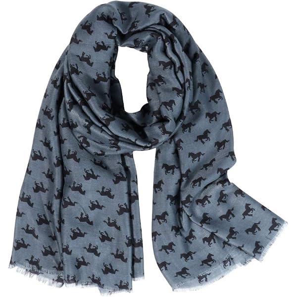 Écharpe Longue Unisexe StyleBREAKER – Motif Carrés Géométriques + Franges – 100% Viscose Douce 185x53 Cm
