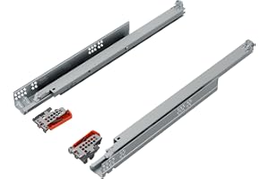 blum TANDEM lådskena 550mm helutdrag | undermonterad Softclose | Skenor osynliga under lådan