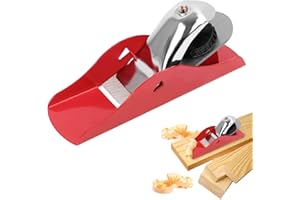 WLECRTL Mini Hand Planer, Smoothing Plane, Adjustable Small Trimming Planer Manual Wood Planer Wood Plane Tool for Wood Carving Processing and Carpenter DIY Model Making