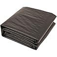 Alvantor Heavy Duty Tarp Waterproof 15'x15' Tarpaulin Ground Trailer with Rust Grommet Weather Resistant Cover Outdoor Camping 10 Mil Thick PE Floor Lightweight Mat