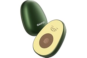Gaiatop Ogrzewacze do rąk, 2 sztuki, akumulator 4000 mAh, elektryczny ogrzewacz do rąk w kształcie awokado, z 2 kablami USB, wielokrotnego użytku, przenośny, kieszonkowy, podgrzewacz do rąk, prezenty