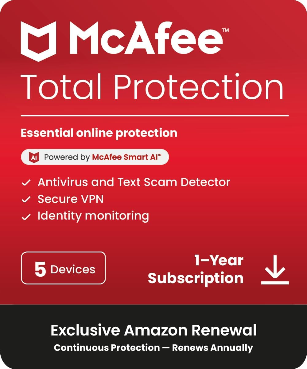 Retour d'Expérience & Bilan Utilisateur : McAfee Total Protection 5-Devices 2026 Amazon