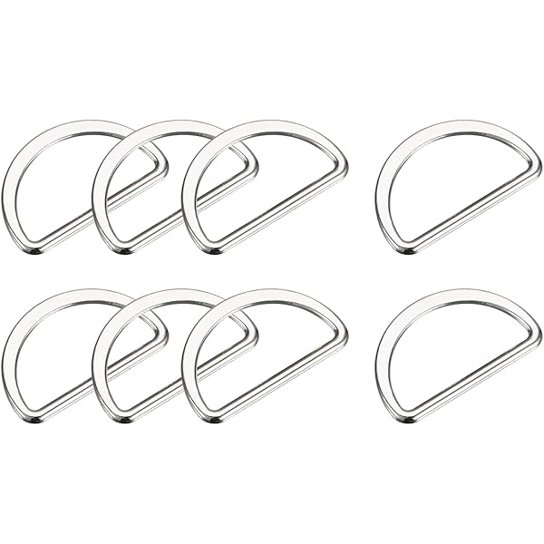PATIKIL 4.7" Metal O Ring, 2 Pcs Heavy Duty 304 Stainless Steel O Rings
