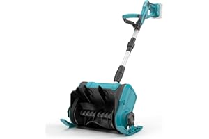 OHYES Akku-Schneeschaufel Passend fur Makita 18V Batterie fur Schneereinigungs-Blasen Griff/Höhe für Fahrbahnfreigabe(Batterie Nicht enthalten)