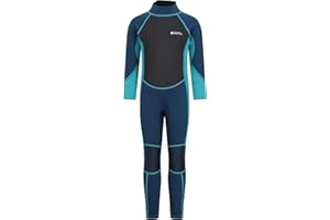 Mountain Warehouse Wetsuit Combinaison intégrale pour Enfant - Combinaison néoprène 2,5 mm Anti-UV UPF50+ Fille et garçon - Plongée, Surf, Piscine, nage, Voile, Plage