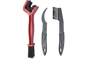 Bynccea Set di Strumenti per la Pulizia della Catena della Bicicletta,Spazzola per Guarnitura della Catena Della bici,Spazzola per la Pulizia Degli ingranaggi,Motociclette Kit di Spazzole Pulizia