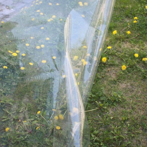 PVC Folie Plane TRANSPARENT 0,2 mm dünn – wasserdicht weich flexibel - 2