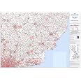 East Anglia Postcode Sector Wall Map- Postcode Sector Map 9 - Laminated ...