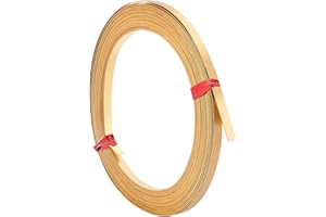 BENECREAT Filo in ottone piatto con lunetta piatta da 0,25 mm, larghezza 3 mm, per lavori artigianali, gioielli fai da te, confezioni di gemme, 6 m