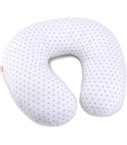 Housse De Coussin D'allaitement Boppy Bio - Coton 100% Bio - Double Face Arc-en-ciel Et Argile