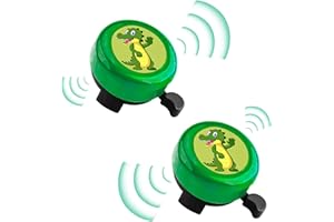 TRUEIN 2 Pezzi Campanello Bicicletta, Campanello Bicicletta in Metallo, Cartoon Campanello per Biciclette Bambini, Accessorio per Bicicletta per Bambini per Triciclo, Scooter, Balance Bike