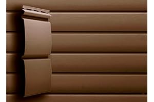 ALTA PROFIL Kunststoffpaneele Braun Fassadenpaneele Fassadenverkleidung Giebelverkleidung Holzoptik Hausverkleidung Chaletverkleidung (BH03 Paneele 1,55x0,23m Braun)