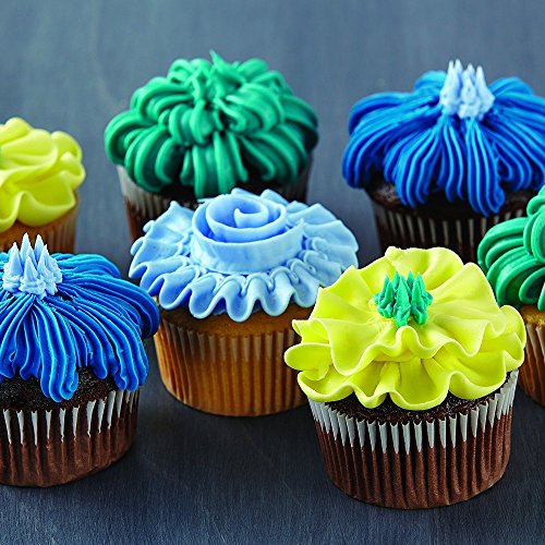 Wilton 2104-2531 Deluxe Tip Spritztüllen, Edelstahl, silber, 22 Einheiten - 14