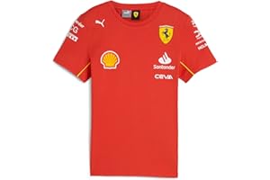 PUMA Camiseta del Equipo Scuderia Ferrari 2024 para niños - Rojo Quemado
