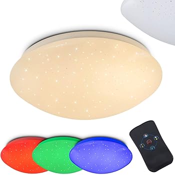 Plafoniera Bluetooth Con Luce Dimmerabile E Altoparlante - 24W RGB - Design Moderno In Oro Champagne - Foto 13
