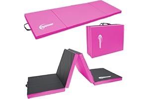 eyepower 180x60 Colchoneta Gimnasia Plegable - Esterilla Sport 5 cm Grosor - Tapete Fitness para Entrenamiento en Casa para Niños - Alfombra Tatami Gimnasio y Outdoor - Base Yoga Pilates Pole Dance