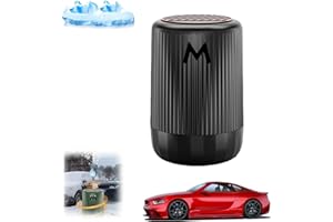 Donubiiu Heatwolf Vehicle Microwave Molecular Deicing Instrument, Portable Vehicle-Mounted Microwave Powerful Deicer,Portable Diffuser for Car, Automotive Solid Aromatherapy Deicing Cup (Black)