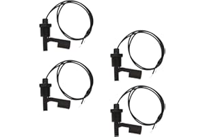 UKCOCO 4pcs PP Side Mount High Pressure Water Level Sensors Liquid Float Switches for Water Purifier (Black)