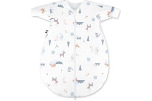 Julius Zöllner Śpiwór zimowy dla niemowląt z dżerseju bawełny, rozmiar 86, standard 100 wg OEKO-TEX, Little Fox