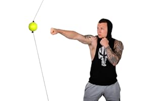 Rora Boxe Balle Boxing Reflex Ball Combattez Rapidement Les Coups de Poing, la Vitesse, la Mise au Point, Les réflexes, l'entraînement Physique et l'entraînement Physique pour Le Combat MMA