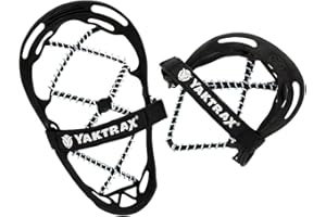 Yaktrax Pro Heavy Duty Traction Hiking Cleats, Durable Rubber Strap & Strong 1.4mm Stainless Steel Coils, Provides Traction In Ice & Snow, Silver, Small, UK 5-8