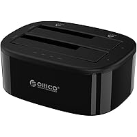 ORICO 2.5/3.5 inch USB3.0 1 to 1 Clone Dual-Bay HDD and SSD Hard Drive Dock (6228US3-C)