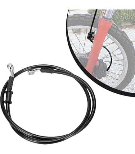 Tubo Freno Moto Idraulico - 200cm, Guaina Rinforzata, Per Pit Bike, Dirt Bike, Enduro, ATV - Foto 8