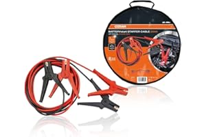OSRAM STARTER CABLE 200A, Cables de arranque para motores de gasolina, 6/12V, OSC101, Cable de puente para motores ≤2,0L, Aluminio recubierto de cobre, 3m