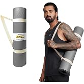 Boldfit EVA Yoga Mats For Women Yoga Mat For Men Exercise Mat For Home Workout Gym Anti Slip 4mm Workout Mats - Grey