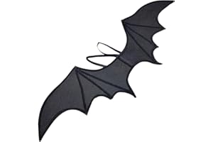 SAIIURV Accessories Unisex Bat Wings for Halloween Costume, Halloween Cape Wing, Bat Devil Wings, Dragon Wings Costume, Bat Wing Cosplay Costume for Halloween Birthday and Animal Theme Events (Black)