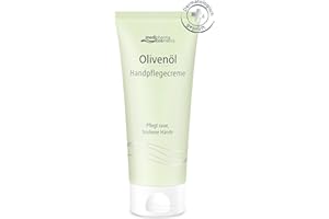 ‎MEDIPHARMA COSMETICS Olivenöl Handpflegecreme - pflegt trockene & raue Hände - mit kaltgepresstem Olivenöl & Jojoba-Öl von medipharma cosmetics - 50 ml