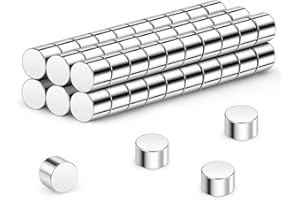 Wukong N45 Tiny Magnets 2x2mm | 60 Pack, Small Round Magnets for Craft, Miniature Mangets for Models Craft DIY Refrigerator Home Office