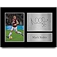 HWC Trading Mark Noble Gift Signed A4 Printed Autograph West Ham United Gifts Print Photo Picture Display