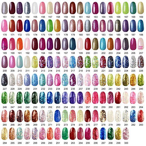 Gellen auflösbarer Nagellack Shellac UV Led nagellack Farblack 8ml 300 - 3