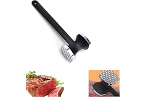 Ziranee Attendrisseur de Viande,Marteau Viande en Métal Attendrisseur à Escalope Inox Attendrisseur de Viande Robuste presse-agrumes en Alliage de Zinc pour Hachoirs à Steak Schnitzel