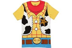 Toy Story Woody Cowboy Costume Banana Yellow Adult T-shirt Tee Medium [Apparel]