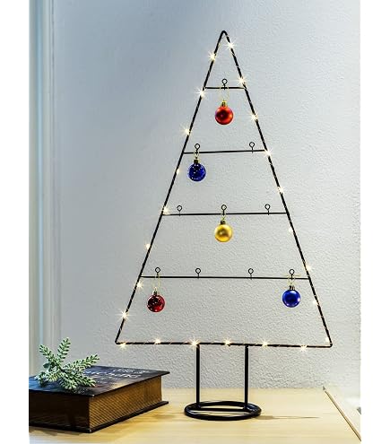 vidaXL Metall-Weihnachtsbaum Deko Schwarz 60 cm