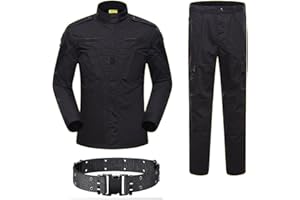 H World Shopping Taktische BDU-Kampfuniform, Jacke und Hose, Anzug für Armee, Militär, Airsoft, Paintball, Jagd, Schießen, Kriegsspiel, Wüste, Digital (AOR1
