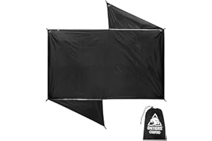 OneTigris Stella 2 Person Tent Footprint with Extra Vestibule Storage Cloth, 2 PersonTent Groundsheet 3000mm Waterproof Ratings