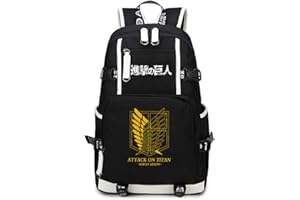 WANHONGYUE Attack on Titan Anime Backpack Student Schoolbag Laptop Book Bag Casual Dayback