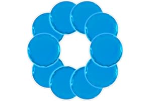 umorismo 10 Pcs Gel Ice Packs Ice Pads Small Hot Cold Compress Ice Bag Reusable Small Ice Packs for Kids Adult Beauty,Teeth,Relief,Eye,Fever(Diameter 7CM)