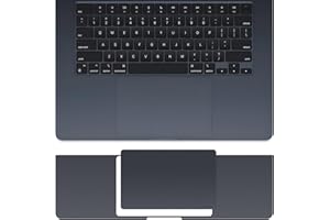 CaseBuy MacBook Air 15" Repose-poignets pour MacBook Air 2023 15" M2 Chip A2941 Autocollant anti-rayures pour clavier – Minuit