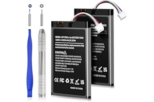 2 PCS BOANV Batterie pour PS5, 5000mAh Batterie Améliorée LIP1708 de Remplacement pour PS5 DualSense CFI-ZCT1W Manette sans Fil (Non Compatible avec la DualSense Edge)