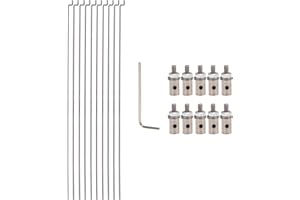 Mxfans 10x RC Airplane Pushrod & Linkage Stoppers Servo Arm Connectors Adapter